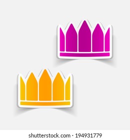 realistic design element: crown