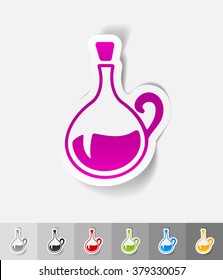 realistic design element. decanter