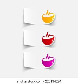 realistic design element: dish