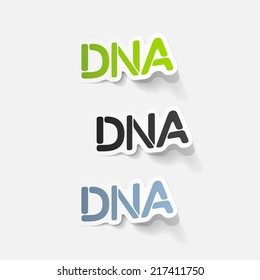 realistic design element: DNA