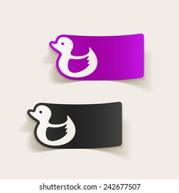 realistic design element: duck