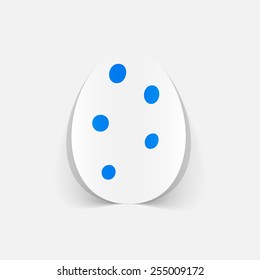 realistic design element: easter egg
