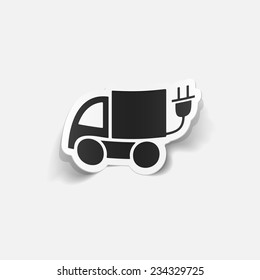 realistic design element: eco car