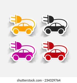 realistic design element: eco car