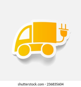 realistic design element: eco car