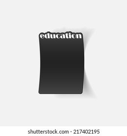 realistic design element: education