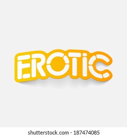 realistic design element: erotic
