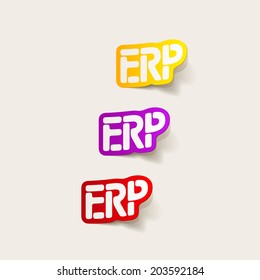 realistic design element: ERP