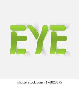 realistic design element: eye