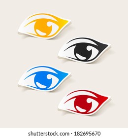 realistic design element: eye