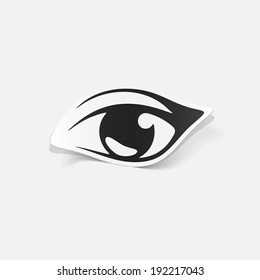 realistic design element: eye