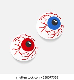 realistic design element: eye
