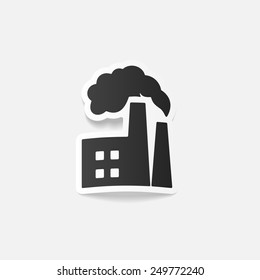realistic design element: factory pipes