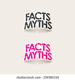 realistic design element: facts - myths