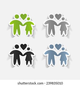 realistic design element: family