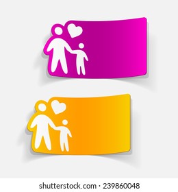 realistic design element: family