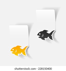 realistic design element: fish