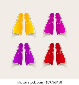 realistic design element: flipper