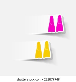 realistic design element: flipper
