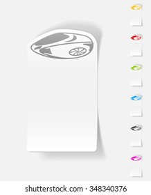 realistic design element. flying car