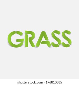 realistic design element: grass
