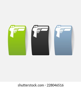 realistic design element: gun game