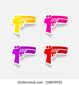 realistic design element: gun game