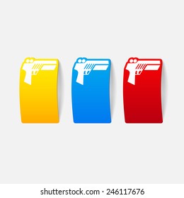 realistic design element: gun game