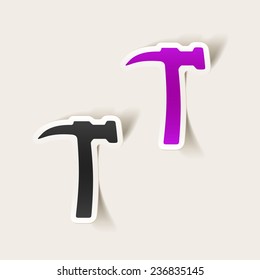 realistic design element: hammer
