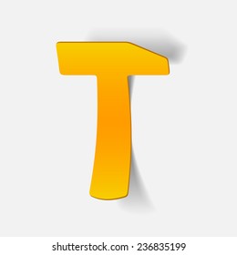 realistic design element: hammer