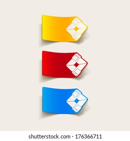 realistic design element: handshake. Vector Illustration