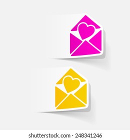 realistic design element: heart