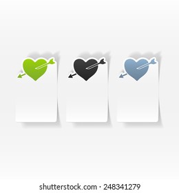 realistic design element: heart