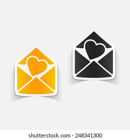 realistic design element: heart