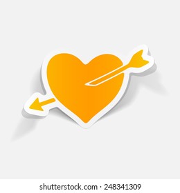realistic design element: heart