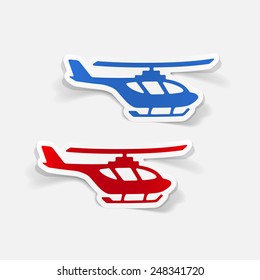 realistic design element: helicopter