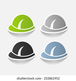 realistic design element: helmet