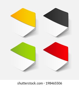 realistic design element: hexagon