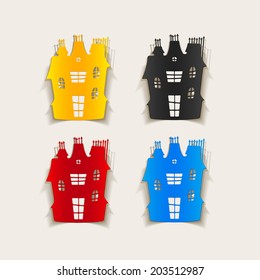 realistic design element: house