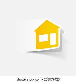 realistic design element: house
