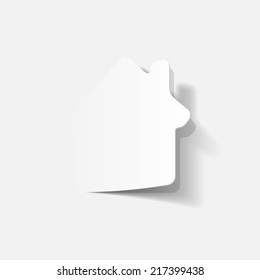 realistic design element: house, building