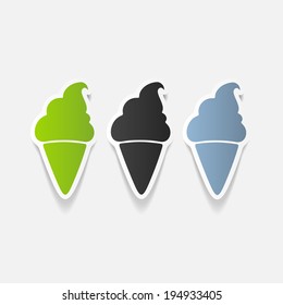 realistic design element: ice