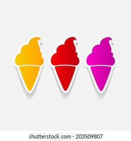 realistic design element: ice
