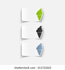 realistic design element: ice