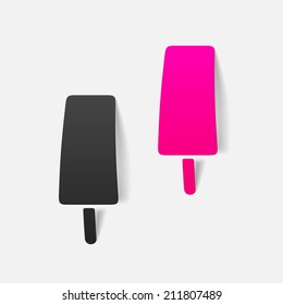 realistic design element: ice