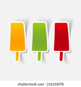 realistic design element: ice
