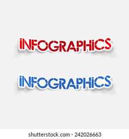 realistic design element: infographics