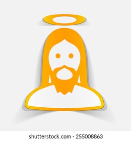 realistic design element: Jesus