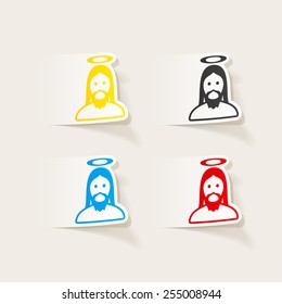 realistic design element: Jesus