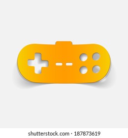 realistic design element: joystick